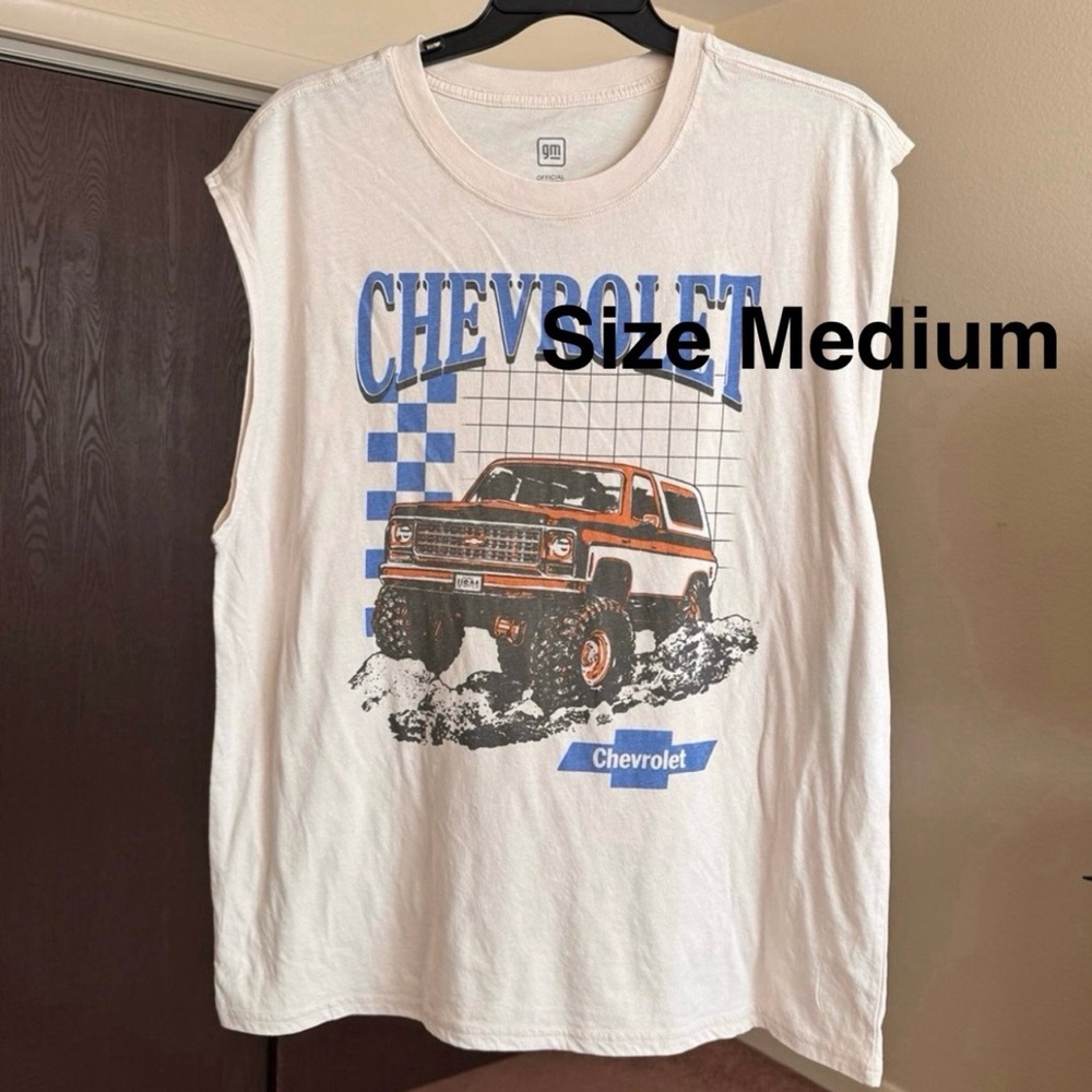 Chevy Men's  Graphic Muscle Tank Top